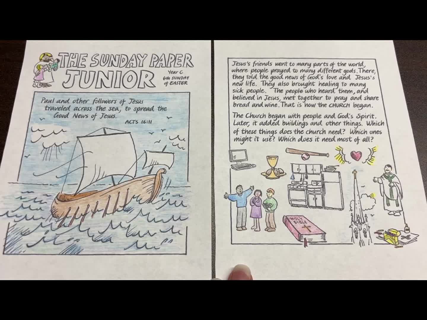 Thumbnail image for St. Stephen's Episcopal Church Virtual Sunday School - May 25, 2025