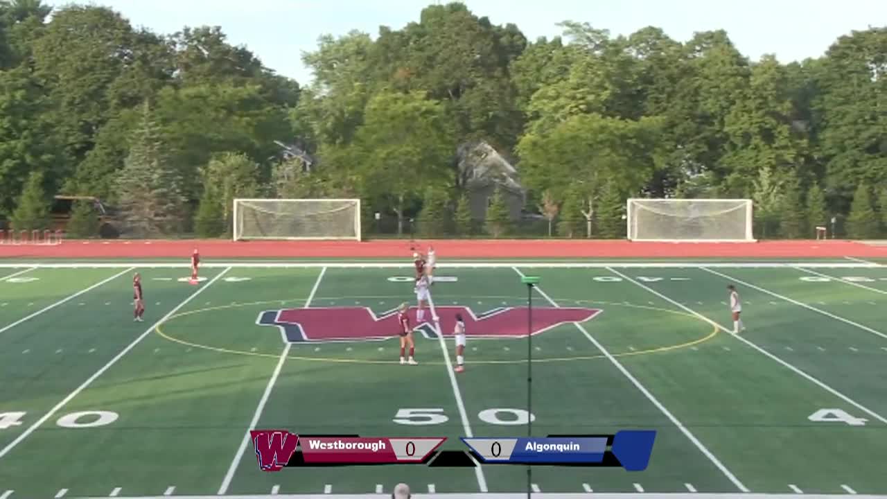 Westborough High School Girls Varsity Soccer vs Algonquin - 9/9/25