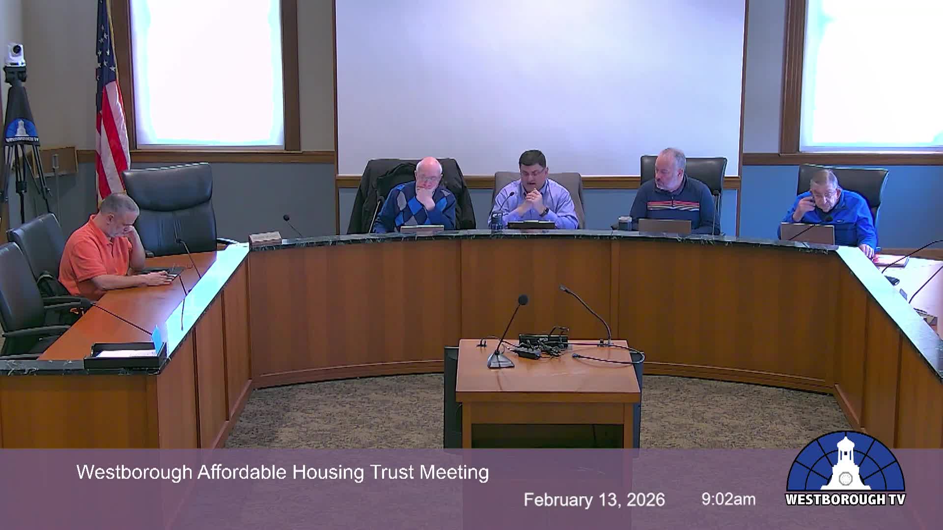Westborough Affordable Housing Trust Meeting - February 13, 2026