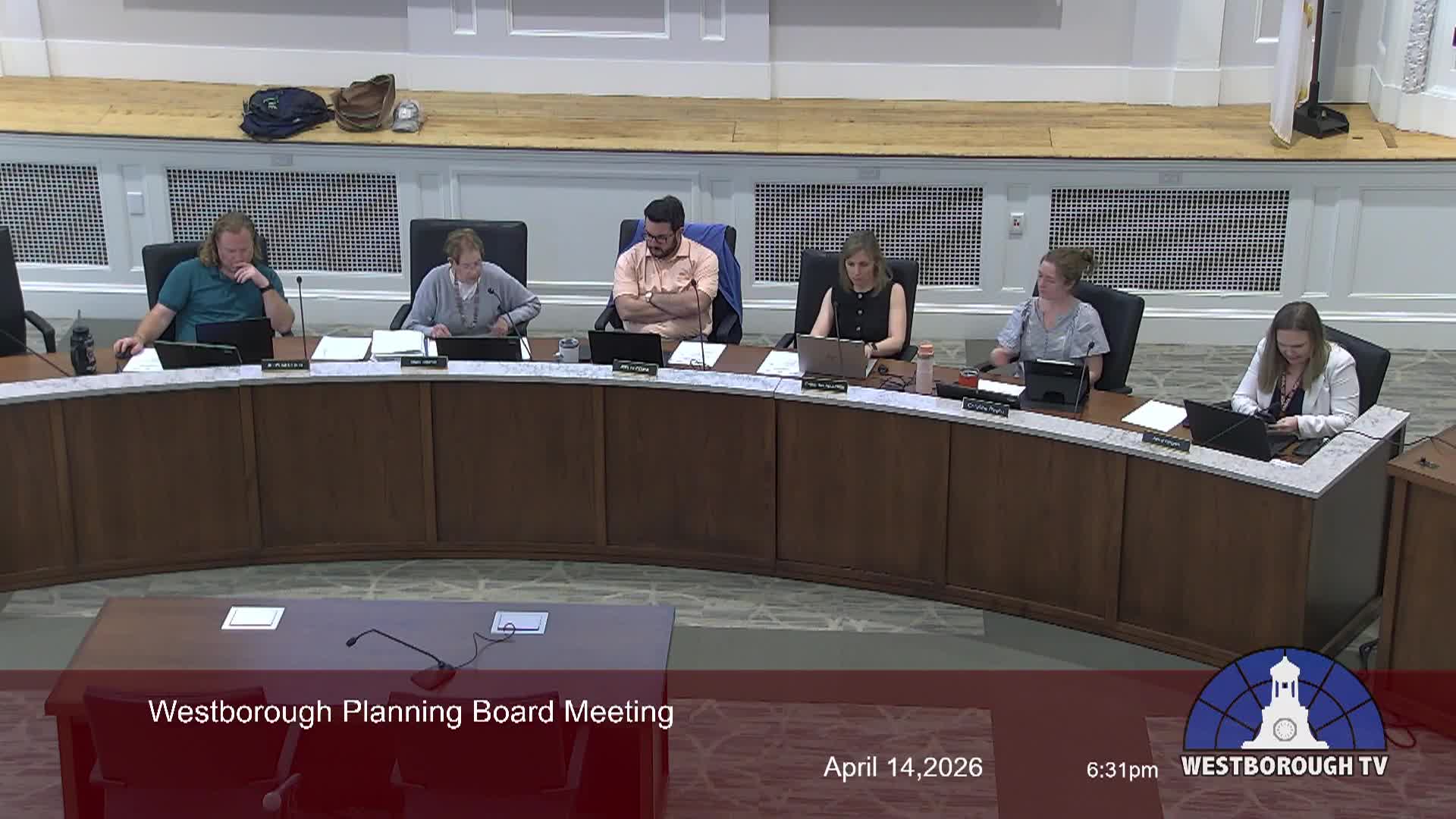 Westborough Planning Board Meeting - April 14, 2026