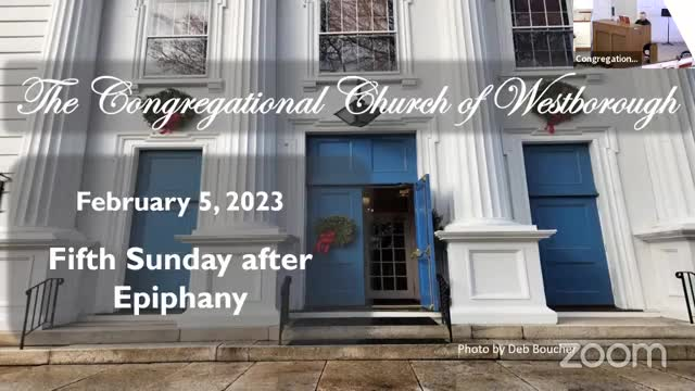 Thumbnail image for Congregational Church of Westborough Worship 5February2023